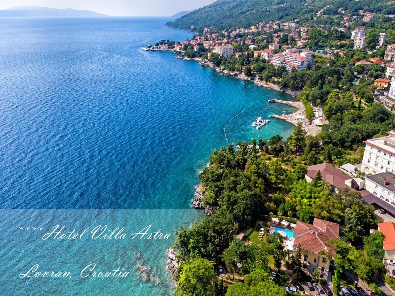 Hotel Villa Astra Ловран Экстерьер фото